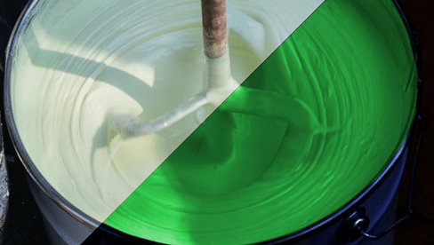 Peinture couleur vert amande