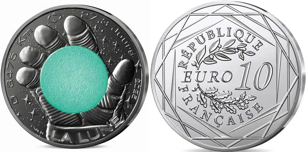 monnaie de paris photo pièce lune